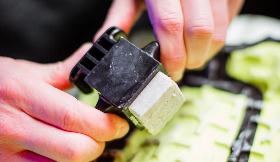 Scrape your old wax and press it into a brand new bar? Sounds too good to be true! Photo: WXSC Surf