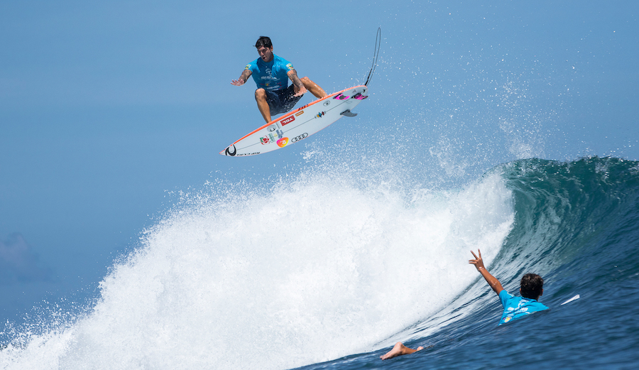 Is Medina taking his frustrations out on a QS3,000 competitive field? Photo: Federico Vanno/WSL
