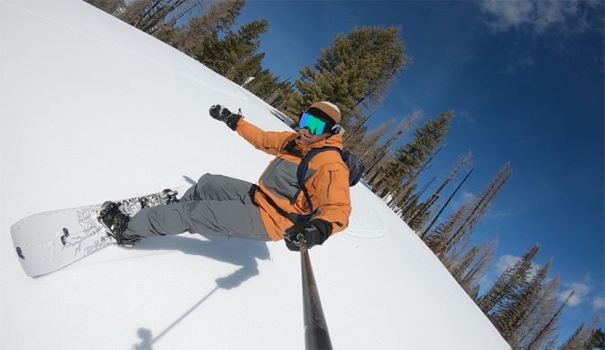 The best bibs for backcountry snowboarding including Patagonia