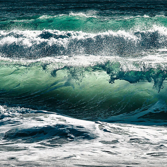 Waves in water when seismic energy
