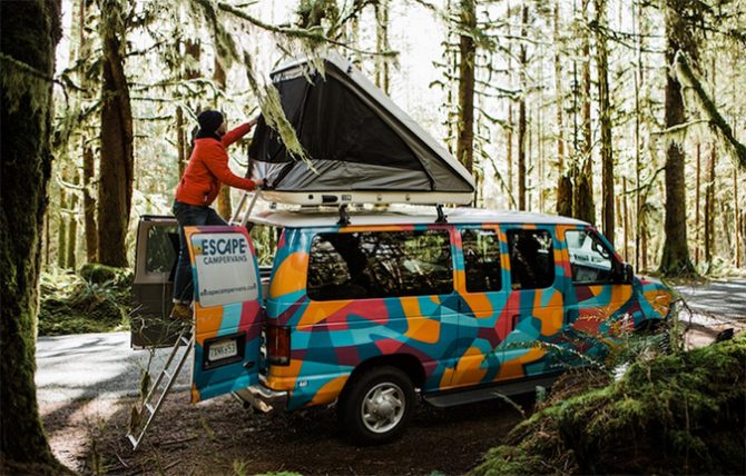 Rent vans with Escape Camper Vans