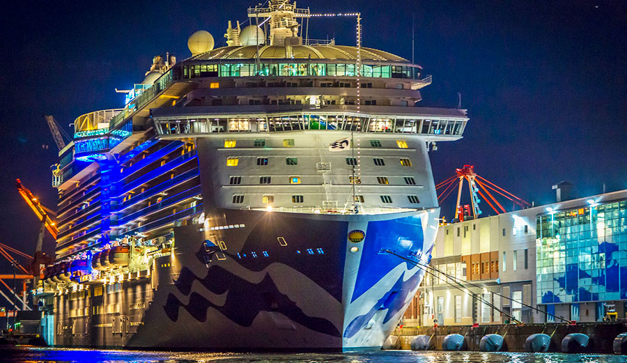 Princess Cruise ship at port