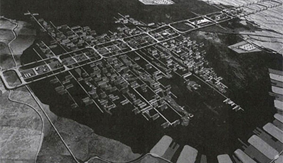 Plan for Tokyo Bay by Kenzo Tange