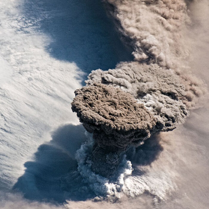 Raikoke volcano eruption