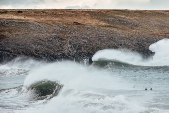 Surfing Pembrokeshire, Wales