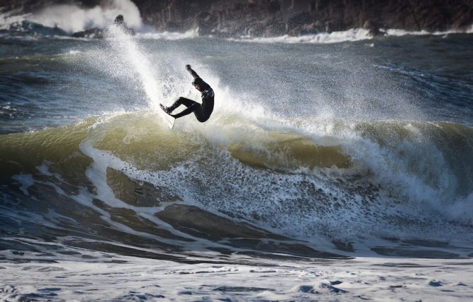 Surfing Pembrokeshire, Wales