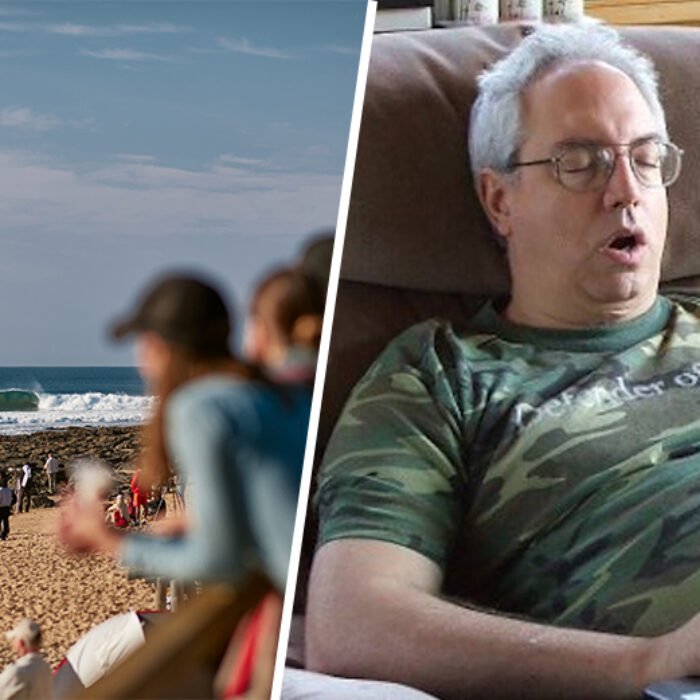Pro surfing is the best sport for your dad to fall asleep watching