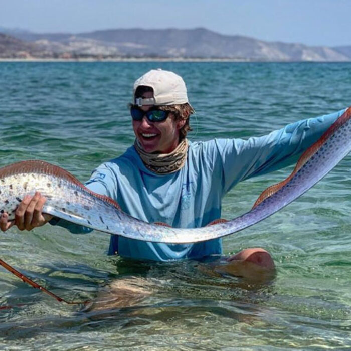 Noah Thompson finds oarfish in Mexico