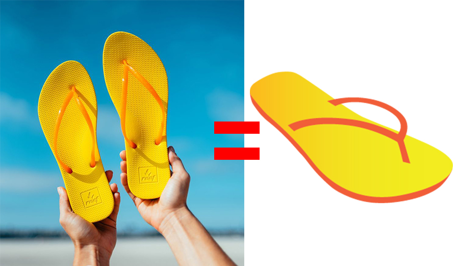 Reef Flip Flop Emoji