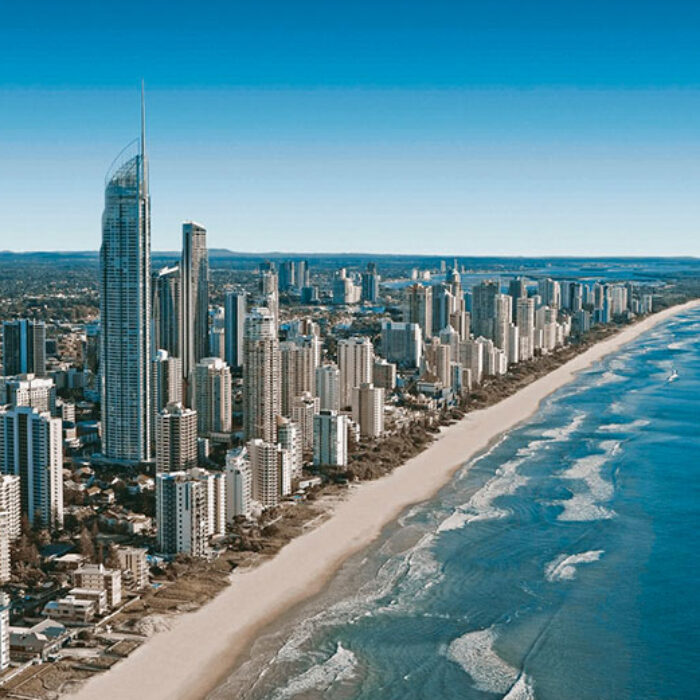 coastline changes in Gold Coast, Australia