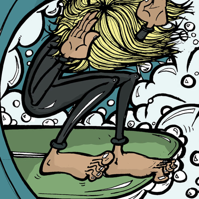 Mark Iomall, surf art