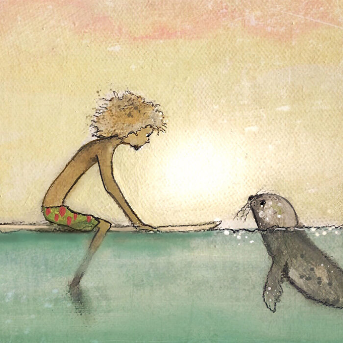 Surf art, lea wells