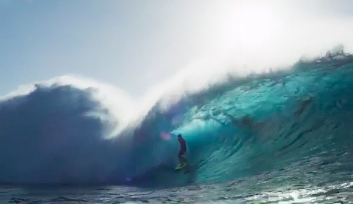 John John's Back in the Water; Shares Video Surfing Pipe The Inertia