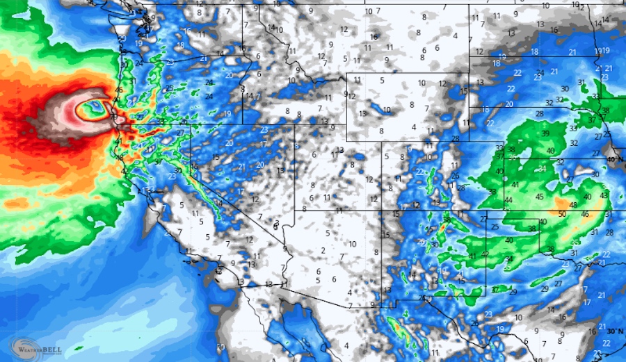 Powerful Winter Storm Set to Dump Feet on Sierras, Pacific Northwest