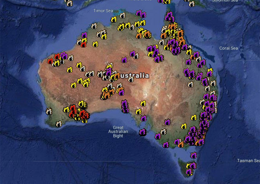 Australia fire situation