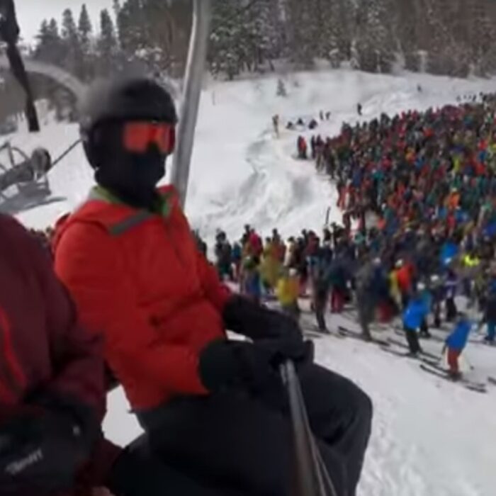 This Is Video of the Insane Lift Lines at Vail, Colorado