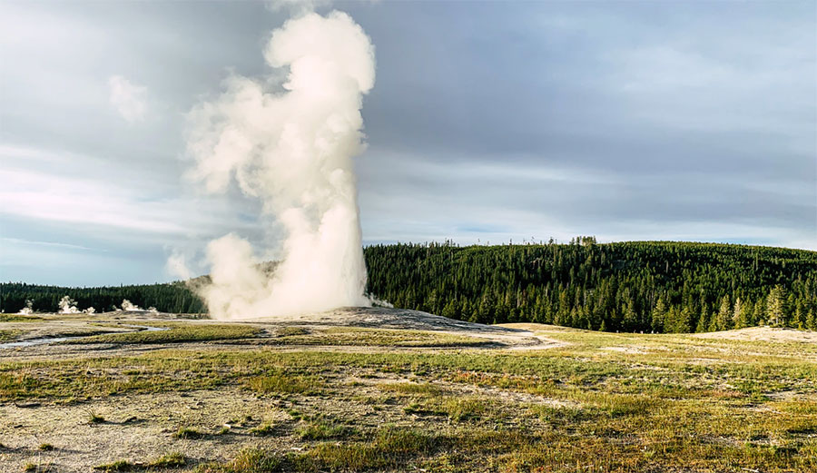 Old Faithful at Yellowstone National Park