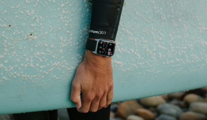 The Dawn Patrol App turns your Apple Watch into a fully-functioning surf watch. Photo: Dawn Patrol