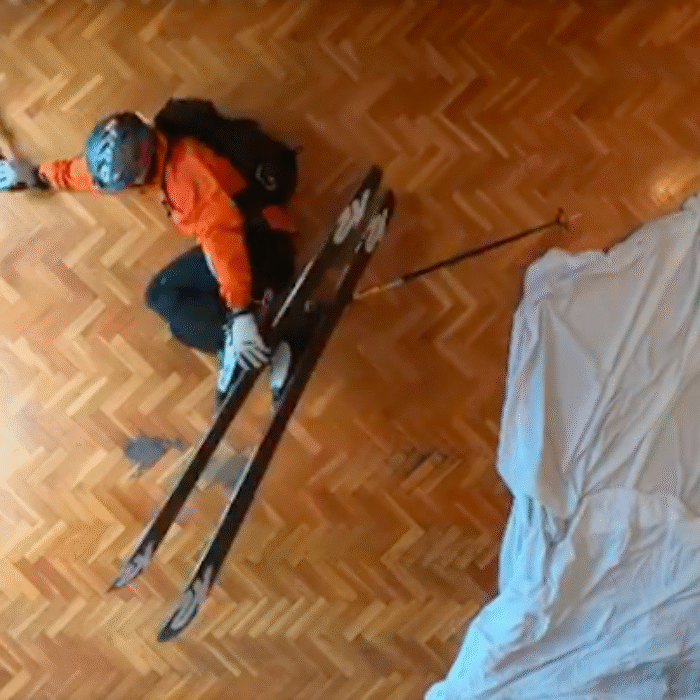 This Guy Created a Stop Motion Ski Trip on the Floor of His Home and It's Genius