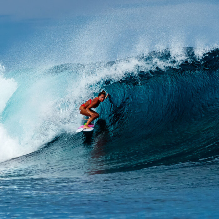 Tia Blanco Surf Barrel Photo: Justin Jung