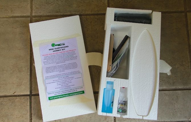 Greenlight Surf Supply's Model Kit Is a Rad Way to Teach Your Kids About Board Building