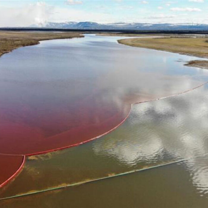 Russian diesel spill