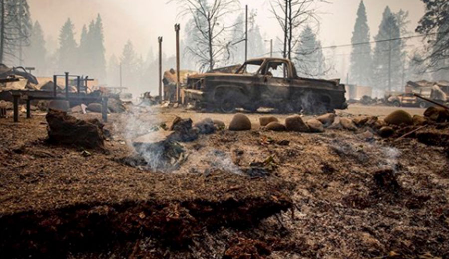 Mark McInnis lost everything he owns in the Holiday Farm Fire.