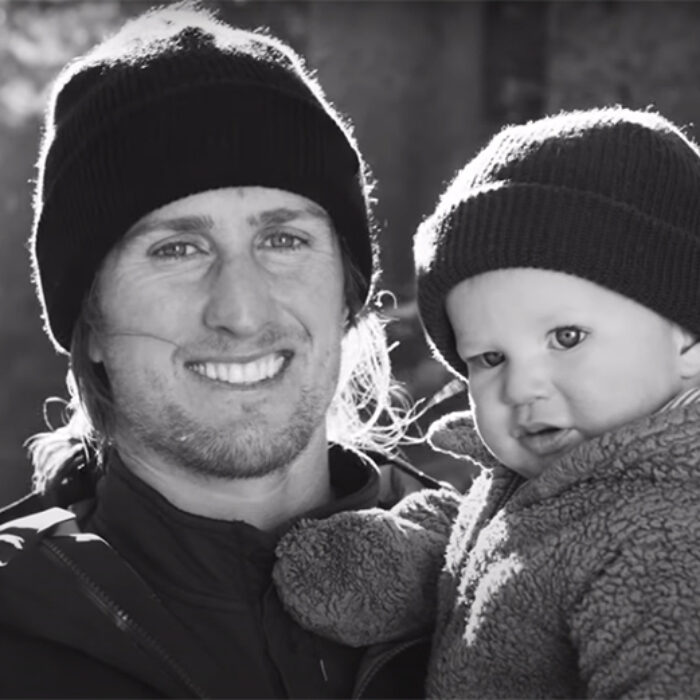 Chris Benchetler and son Koa