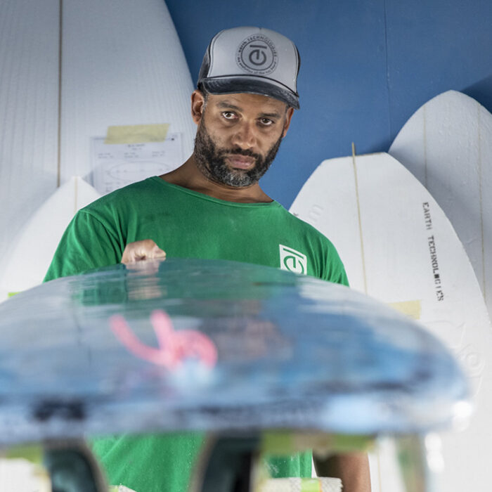 Ryan Harris Earth Technologies Eco Surfboard Shaper