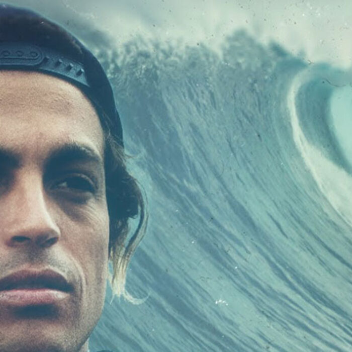 Kai Lenny surfing at Jaws