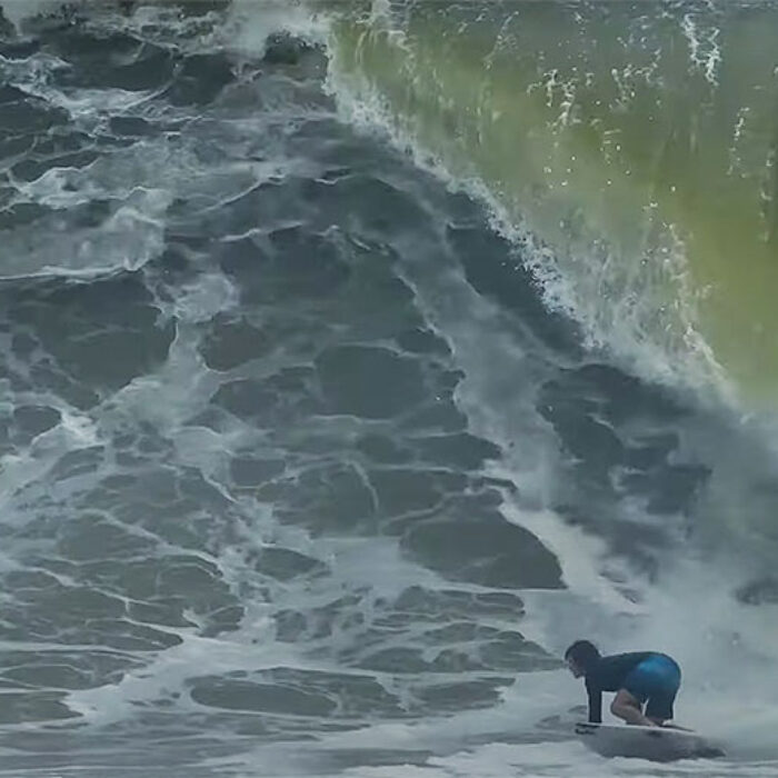 surfer on wave on Gold Coast