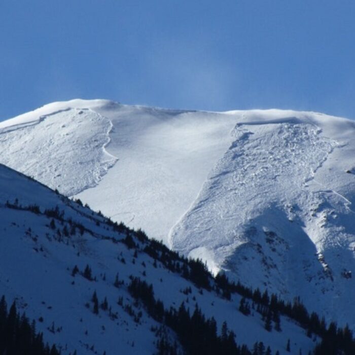 A pair of avalanches near Jones Pass from 12/26.