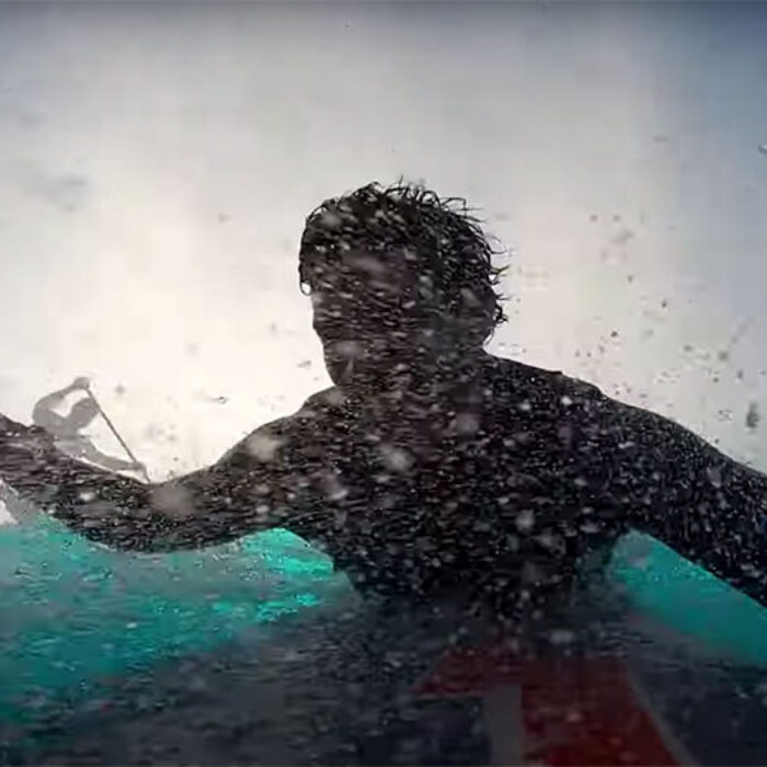 Nathan Florence surfboard at Jaws