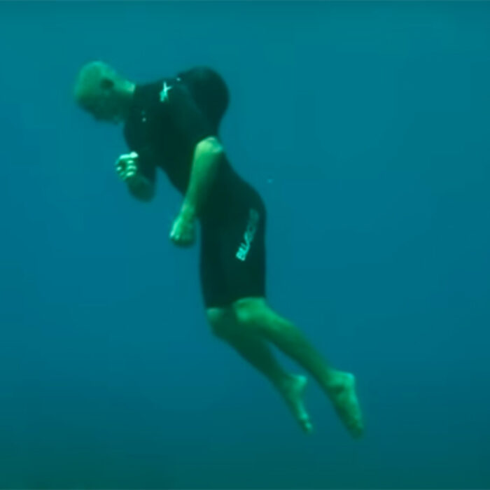 Shane Dorian tests his inflatable vest
