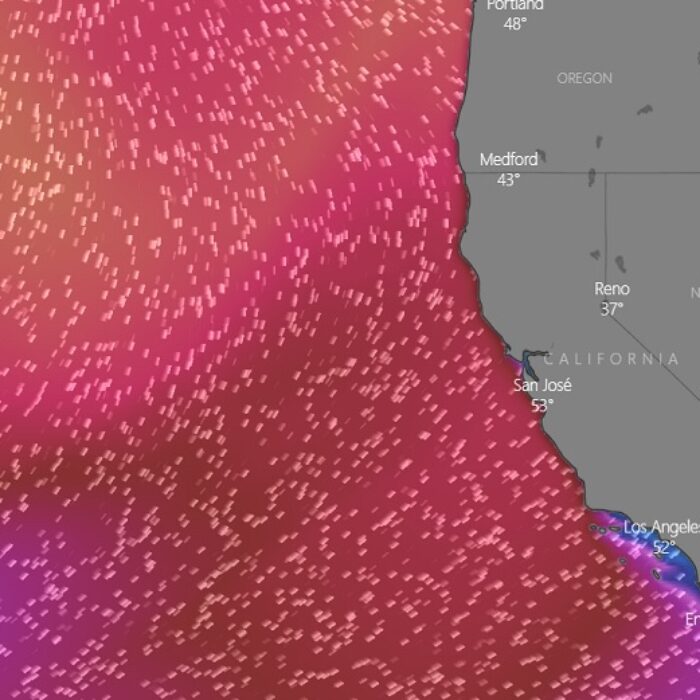 windy is showing some swell due to hit the west coast the 2nd and 3rd