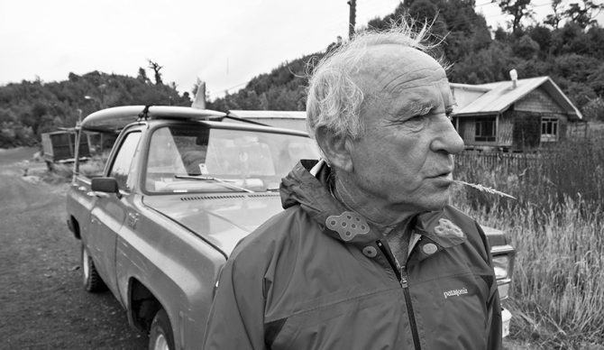 Yvon Chouinard, during filming of "180° South"