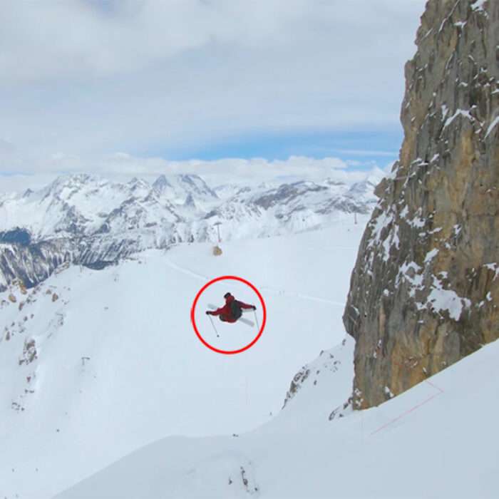Candide Thovex skiing in France