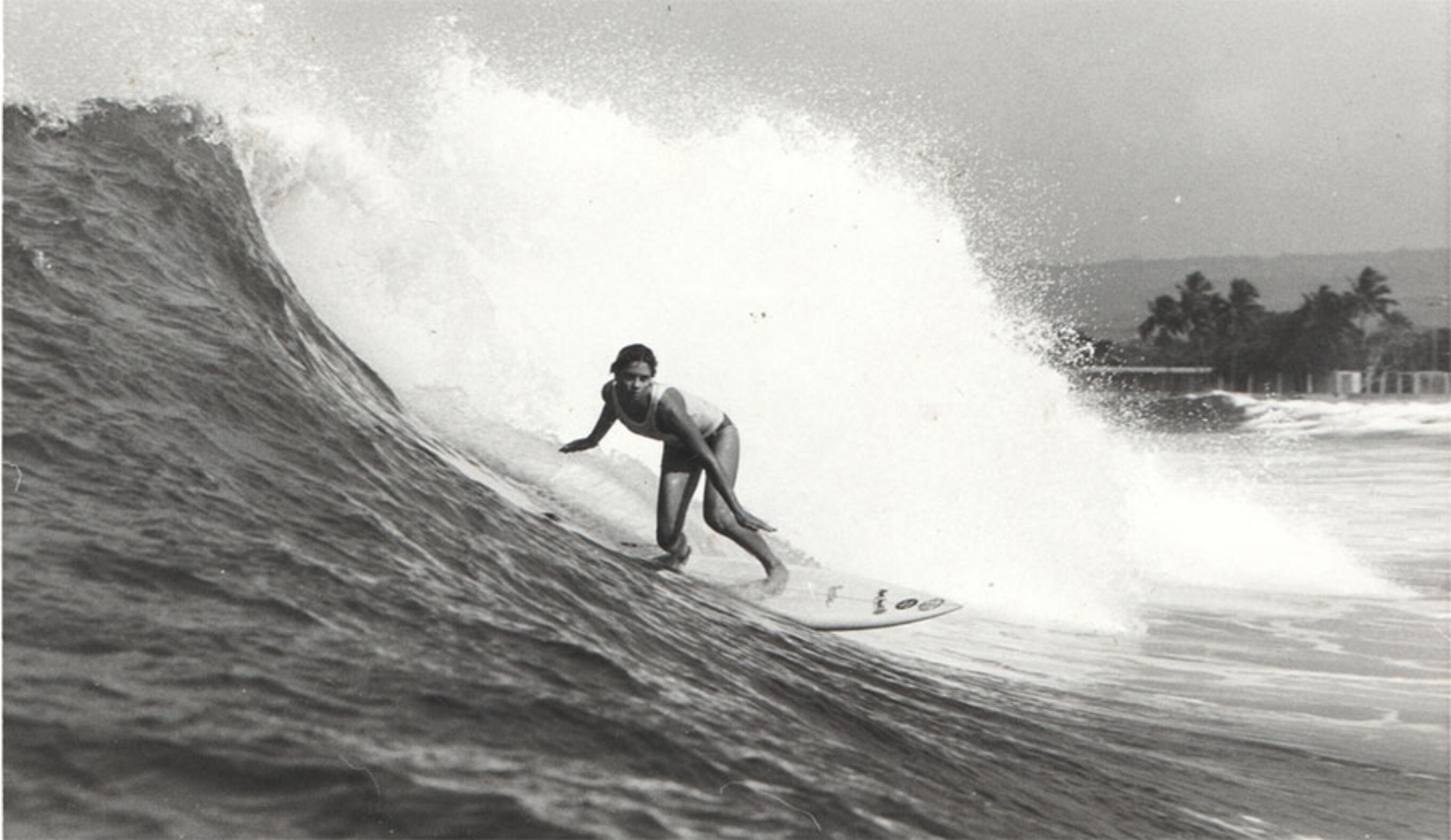 Jodie Cooper was known for her ability to surf big waves.