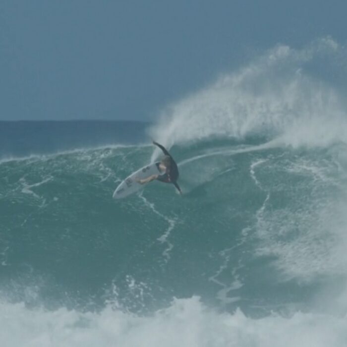 john john florence laying down some rail game at Haleiwa