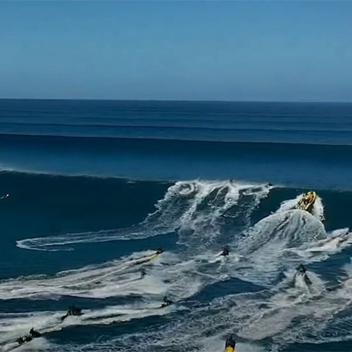 Jetskis at Hawaii outer reef