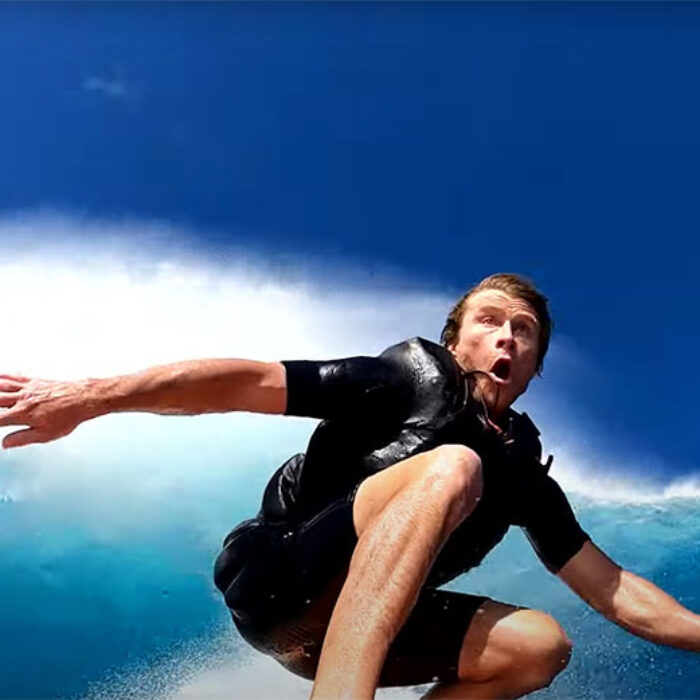 Mark Healey huge wipeout at outer reef