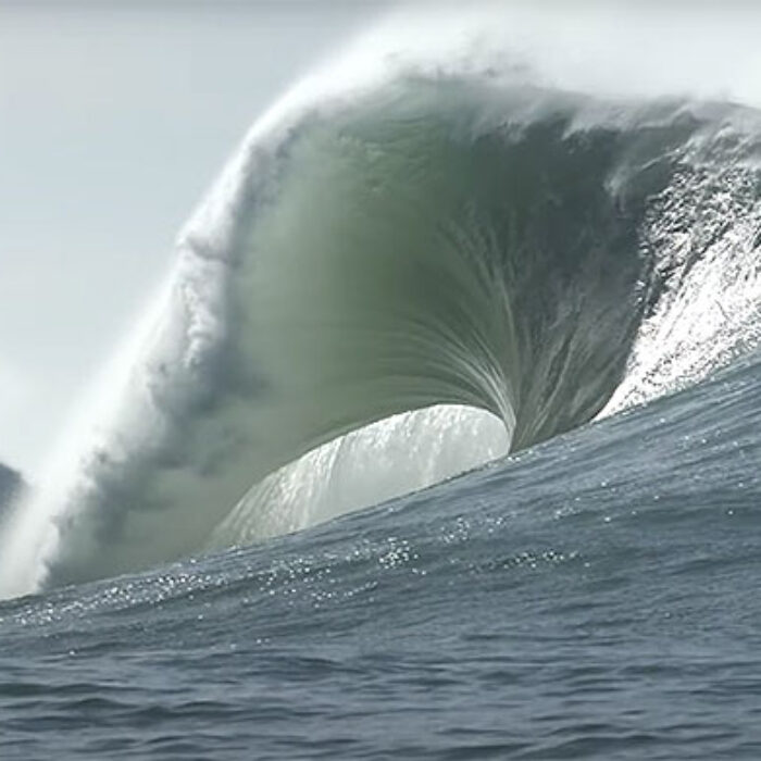 Big wave at Mavericks in California