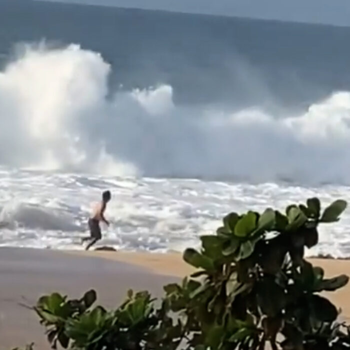 Mikey Wright Rescues Swimmer on North Shore of Oahu from Menacing Surf