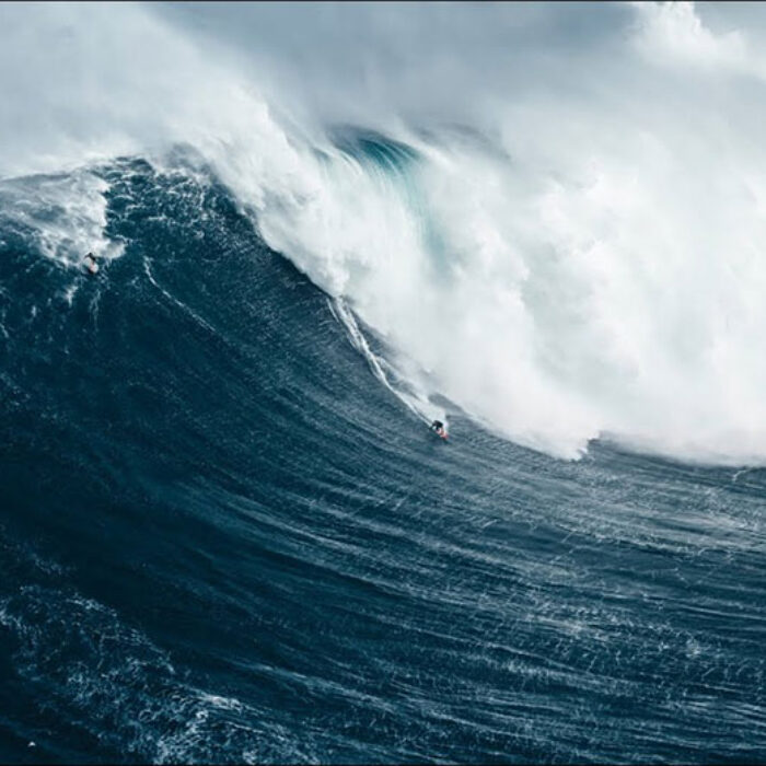 Nathan Florence surfing Jaws on Maui