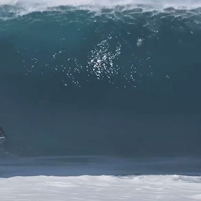 Kelly Slater surfing at Pipeline