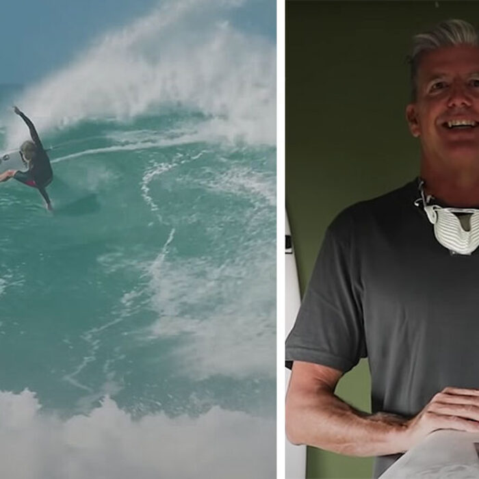 John John Florence on Ghost surfboard with Jon Pyzel
