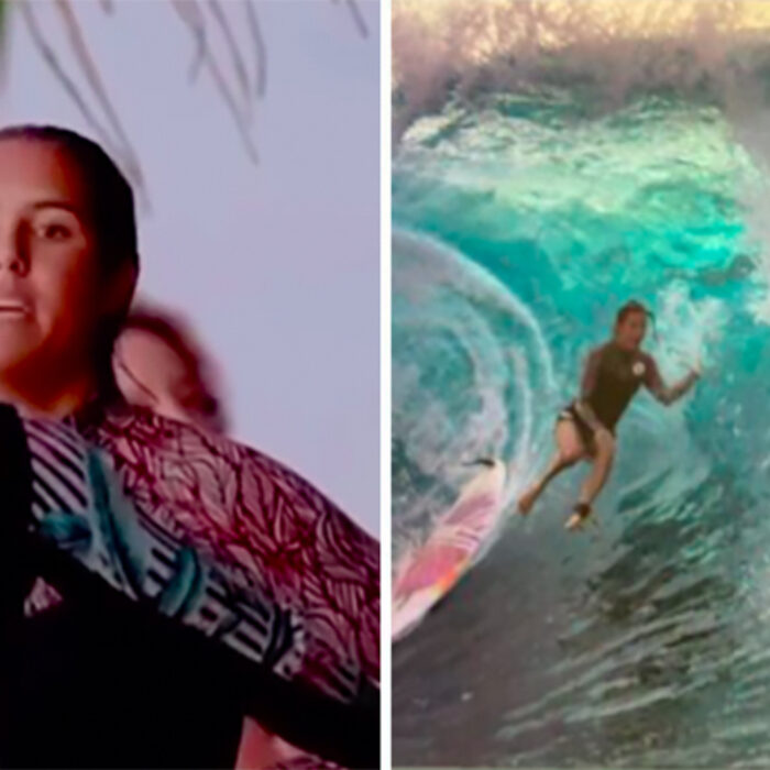 Tatiana Weston-Webb and Moana Jones fight over drop-in at Pipeline
