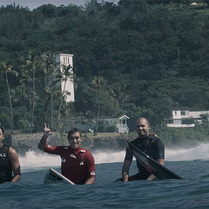 Koa Rothman, John John Florence at Waimea Bay