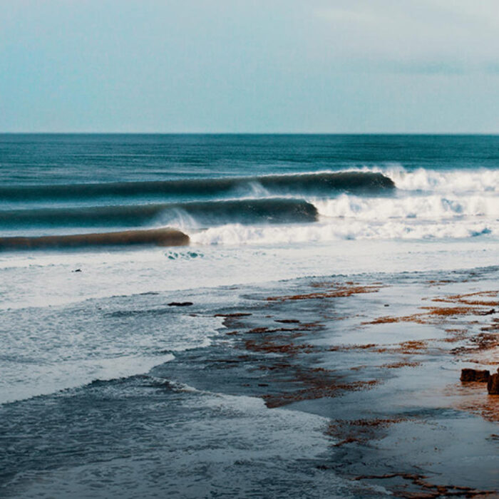 Firing waves at Bells Beach Australia