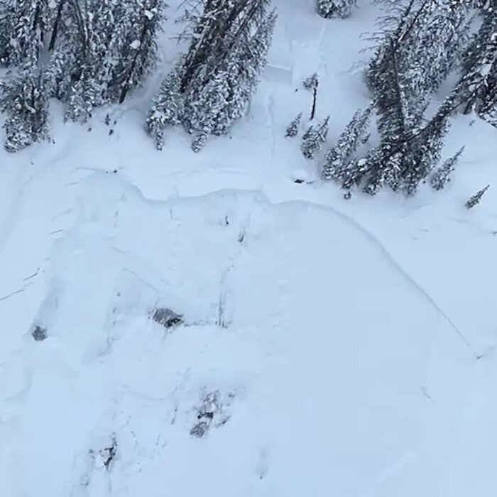 Picture of the avalanche that killed Mike McKelvey